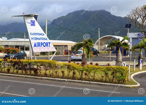 Rarotonga International Airport - Cook Islands Editorial Photo | CartoonDealer.com #34086811