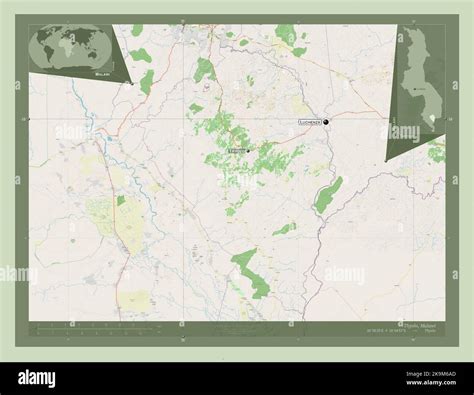 Thyolo, district of Malawi. Open Street Map. Locations and names of ...