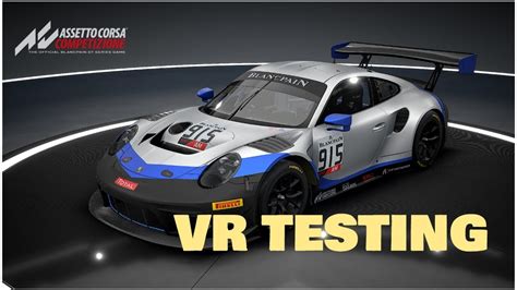 Assetto Corsa Competizione - More VR Testing - YouTube