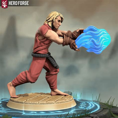 Ken Masters from Street Fighter : r/HeroForgeMinis