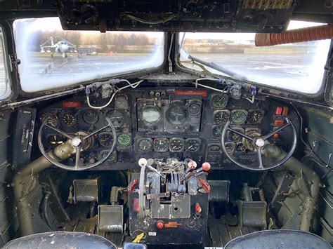 C-47 cockpit in Ohio : r/aviation