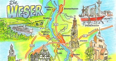 Map Cards - Hunting: 0091 Germany - River Weser