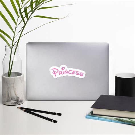 Disney Princess Disney Sticker Disney Font Laptop Stickers | Etsy