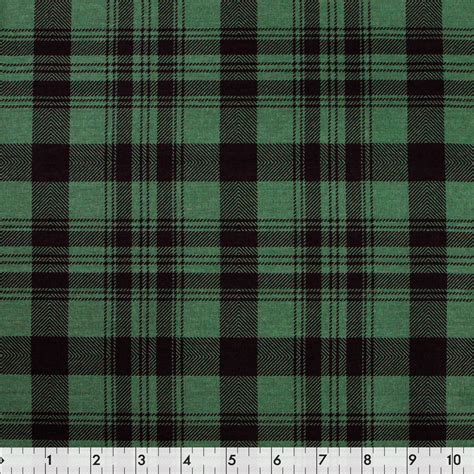 Fabric Creations Green and Black Tartan Plaid Cotton Fabric by the Metre | Walmart Canada