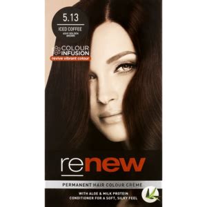 Renew Iced Coffee Ashy Golden Brown 5.13 Permanent Hair Colour Créme 50ml | Hair Colourants ...