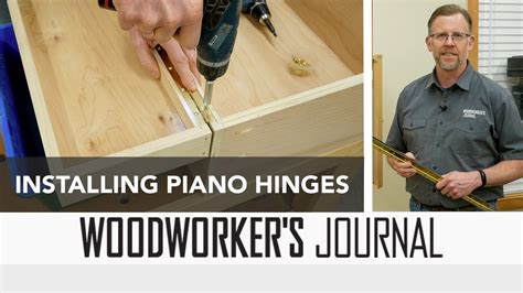 Step-by-Step Guide to Installing Piano Hinges - YouTube