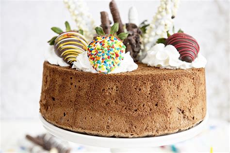 Birthday Party Idea: Chocolate Angel Food Cake Recipe - Shari's Berries