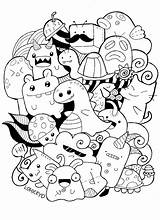 1001 Food Kawaii Doodle Coloring Pages  Télécharger sketch template