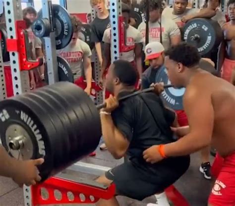 Watch Cleveland Browns running back Nick Chubb's attempt to squat an ...