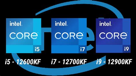 i5-12600KF vs i7-12700KF vs i9-12900KF 12th gen Desktop Processor l ...