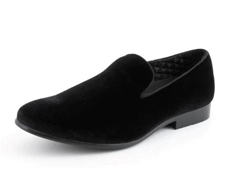 Black Suede Smoking Slipper Shoes – Upscale Men's Fashion