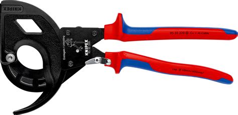 KNIPEX KNIPEX 95 32 320 Cable Cutter (ratchet principle, 3-stage) with ...