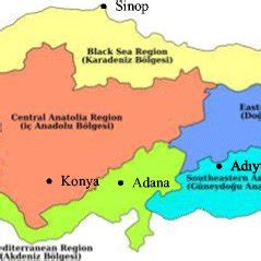 Seven distinctive climate regions of Turkey | Download Scientific Diagram