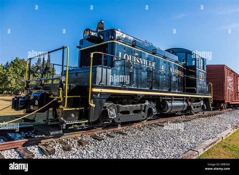 Louisville & Nashville (L&N) train locomotive outside the Foley Stock ...