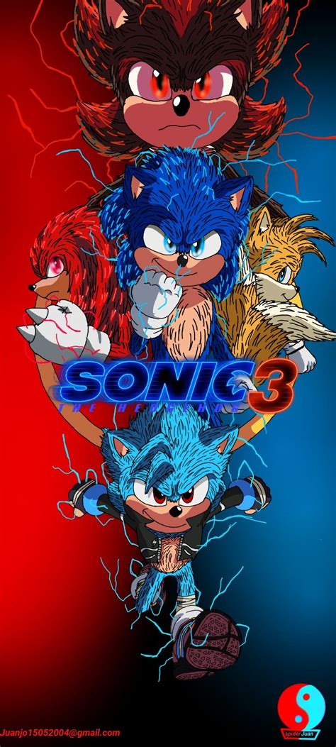 sonic the hedgehog movie poster with many different characters on it's ...