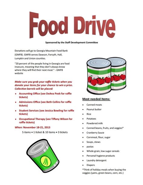 13 Charity Food Drive Poster Designs Images - Holiday Food Drive Flyers ...