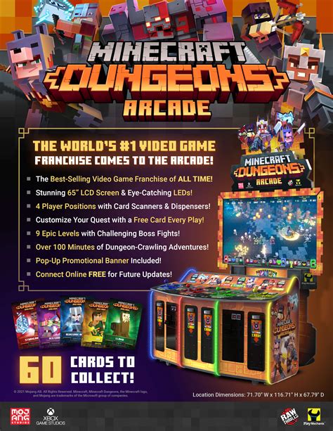 Minecraft Dungeons Arcade – Raw Thrills, Inc.