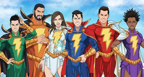 Shazam Family (Earth-27) by phil-cho Marvel Dc Comics, Mr Marvel ...