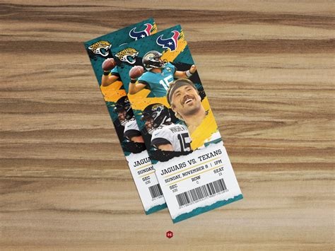 2020 Jacksonville Jaguars Ticket Concept by Tyler Hunt on Dribbble