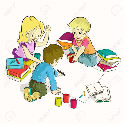 Kids Working Together Clipart | Free download on ClipArtMag