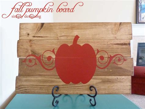 New Cabot Wood Finish Product + Fall Pumpkin Decor Board