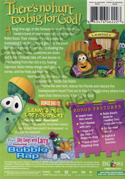 VeggieTales - Robin Good And His Not So Merry Men on DVD Movie