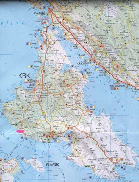 Croatia Map Krk