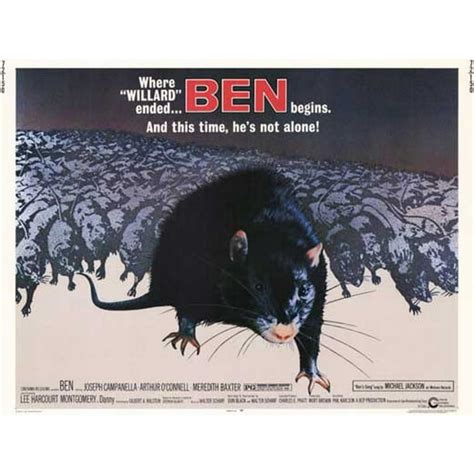 Ben - movie POSTER (Style A) (11" x 14") (1972) - Walmart.com - Walmart.com