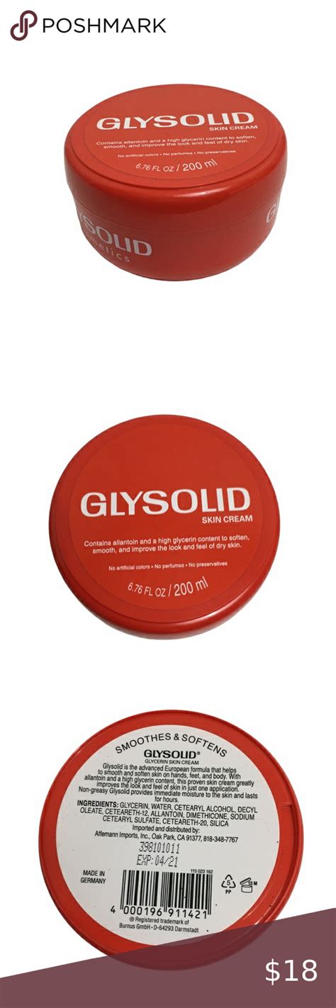 Glysolid Skin Cream 6.67 fl oz. | Skin cream, Skin, Cream