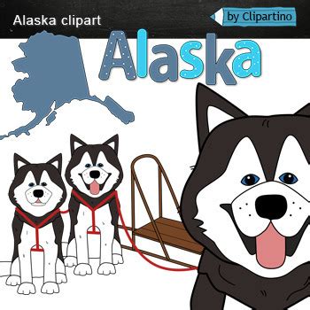 Alaska clipart-Alaska state symbols clip art by Clipartino | TPT