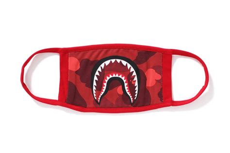 BAPE Color Camo Shark Masks Red, Purple & Blue | Hypebeast