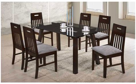 Damro Brooke 7 Piece Dining Set at Rs 40990/set | Wooden Dining Table ...