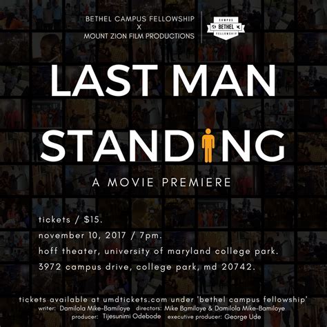 Last Man Standing | Movie Premiere - Bethel Campus Fellowship