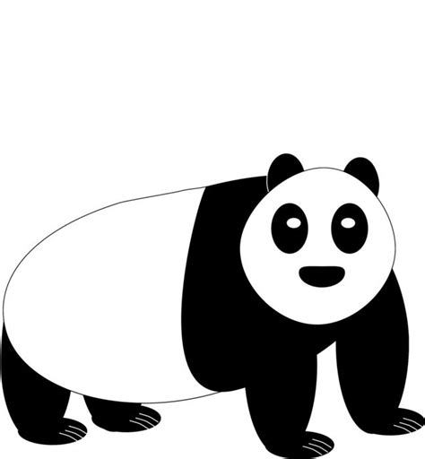 Panda bear animal illustration free image download