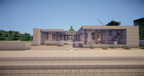 Concrete Contemporary Home | Teh Minecraft Map