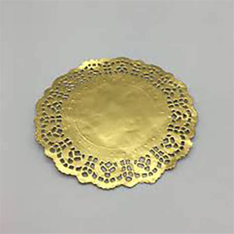 Designed Gold Paper Doilies - Designed Gold Paper Doilies