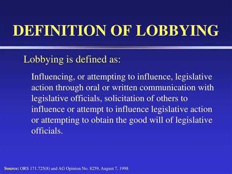 PPT - What is Lobbying? A quick pre-session primer. PowerPoint ...