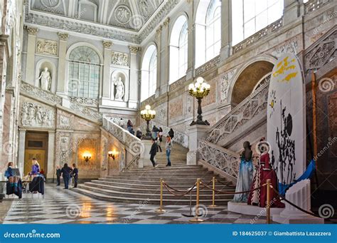 The Royal Palace of Naples, Italy. Editorial Photography - Image of ...