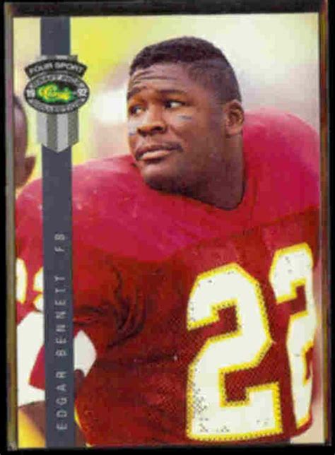 EDGAR BENNETT 1992 Classic 4-Sport Draft #93. FLORIDA ST.