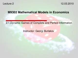 PPT - MATHEMATICAL ECONOMICS PowerPoint Presentation, free download ...