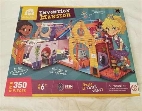 New Goldie Blox Invention Mansion STEM Play Experience Over 350 pieces ...