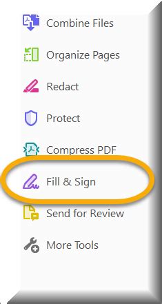 Adobe Fill & Sign