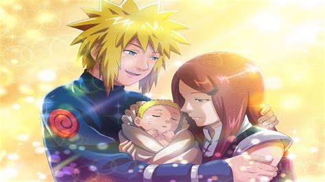 Minato Namikaze and Kushina Uzumaki With BABY Naruto! - Naruto ...