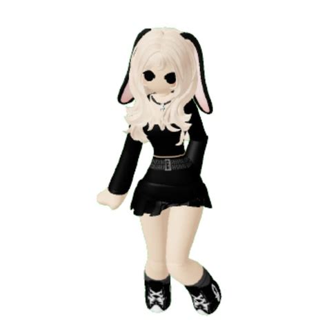 Chibi Roblox Avatar | Black outfit, Chibi girl, Virtual girl