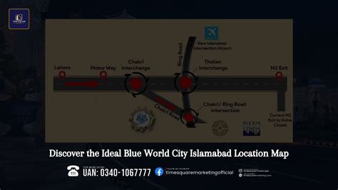 Discover the Ideal Blue World City Islamabad Location Map