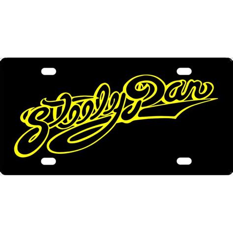 Steely Dan Logo License Plate - Aluminum Novelty License Plate