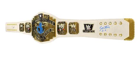 WWF Intercontinental Championship Replica Belt Dual Autographed by Die ...