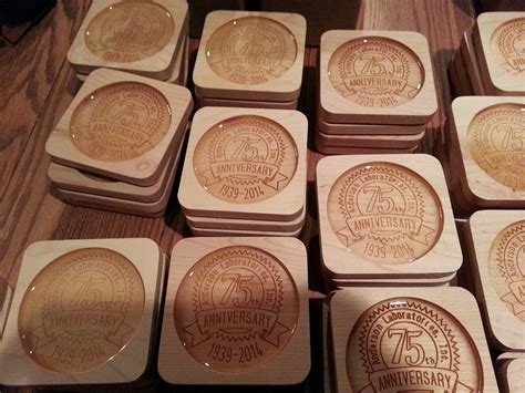 Bills Custom Wood Products: Custom Drink Coasters