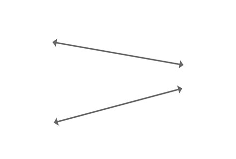 Transversal of Nonparallel Lines