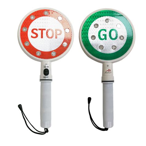 Handheld LED Stop and Go Traffic Sign Light - Singtech Singapore ...